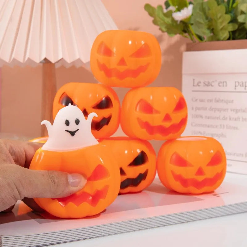 Pop-Up Pumpkin Ghost